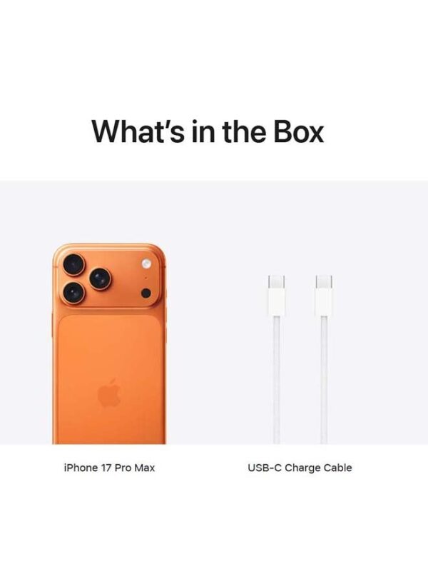 iPhone 17 Pro Max 256 GB 5G (eSim only) With FaceTime - International Version